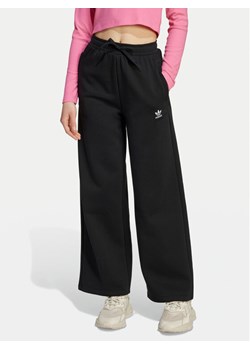 adidas Spodnie dresowe JX2780 Czarny Wide Leg ze sklepu MODIVO w kategorii Spodnie dziewczęce - zdjęcie 186267502