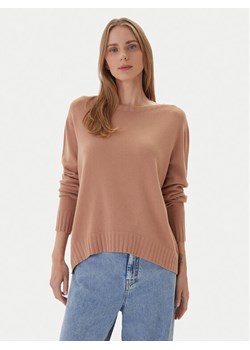 Kontatto Sweter 3M0808C Beżowy Relaxed Fit ze sklepu MODIVO w kategorii Swetry damskie - zdjęcie 186267523