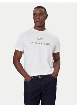 Paul&Shark T-Shirt 99311007 Biały Regular Fit ze sklepu MODIVO w kategorii T-shirty męskie - zdjęcie 186267572