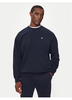United Colors Of Benetton Bluza 342ZU1093 Granatowy Regular Fit ze sklepu MODIVO w kategorii Bluzy męskie - zdjęcie 186267641