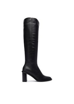 Max Mara Kozaki 25247962926 Czarny ze sklepu MODIVO w kategorii Kozaki damskie - zdjęcie 186267680