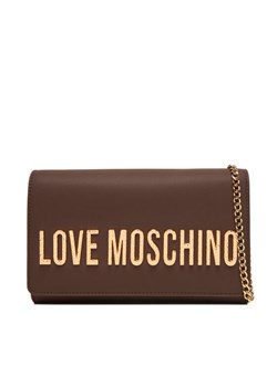LOVE MOSCHINO Torebka JC4121PP0NKD031A Brązowy ze sklepu MODIVO w kategorii Kopertówki - zdjęcie 186267731