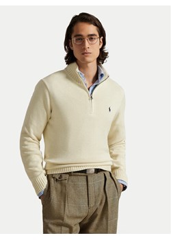 Polo Ralph Lauren Sweter 710859939503 Écru Regular Fit ze sklepu MODIVO w kategorii Swetry męskie - zdjęcie 186267761
