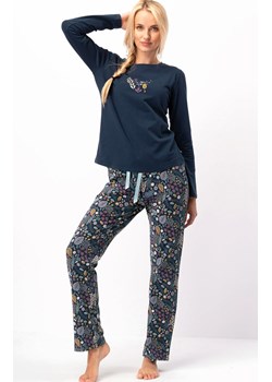 Dwuczęściowa piżama damska LNS 570, Kolor granatowy-wzór, Rozmiar S, Key ze sklepu Primodo w kategorii Piżamy damskie - zdjęcie 186269980