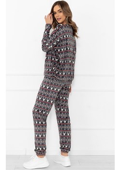 Świąteczna piżama damska grafitowa Navara, Kolor grafitowy-wzór, Rozmiar S, Italian Fashion - id: 218517 - marki Italian Fashion - 186270470 Świąteczna piżama damska grafitowa Navara, Kolor grafitowy-wzór, Rozmiar S, Italian Fashion ze sklepu Intymna w kategorii Piżamy damskie - zdjęcie 186270470