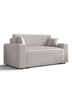 Biała tapicerowana sofa rozkładana K8-N43 ze sklepu Edinos.pl w kategorii Sofy i kanapy - zdjęcie 186270622
