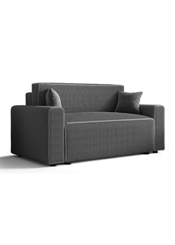 Szara tapicerowana sofa rozkładan L2-E52 ze sklepu Edinos.pl w kategorii Sofy i kanapy - zdjęcie 186270674
