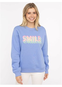 Zwillingsherz Bluza &quot;Smile&quot; w kolorze błękitnym ze sklepu Limango Polska w kategorii Bluzy damskie - zdjęcie 186272471