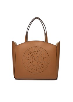 Torebka KARL LAGERFELD A3W30043 Brązowy ze sklepu eobuwie.pl w kategorii Torby Shopper bag - zdjęcie 186272501
