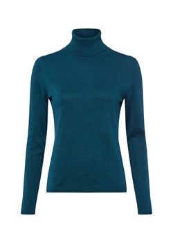 brookshire Sweter damski z dzianiny Kobiety Bawełna petrol marmurkowy ze sklepu vangraaf w kategorii Swetry damskie - zdjęcie 186274491