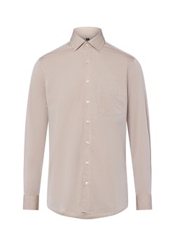 Andrew James Koszula męska Mężczyźni Regular Fit Bawełna piaskowy jednolity ze sklepu vangraaf w kategorii Koszule męskie - zdjęcie 186274501