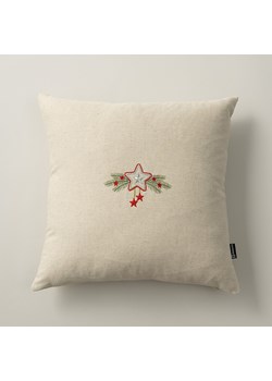 Poszewka na poduszkę Star & Holly 43x43 cm ze sklepu dekoria.pl w kategorii Dekoracje bożonarodzeniowe - zdjęcie 186274671