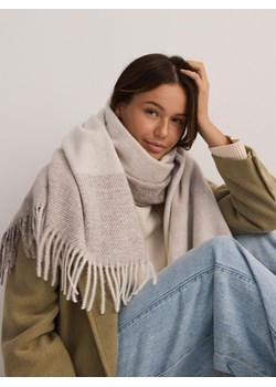 Reserved - Szalik w kratę - brązowy ze sklepu Reserved w kategorii Szaliki i chusty damskie - zdjęcie 186275531