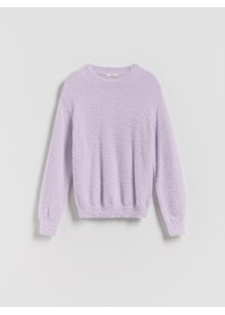 Reserved - Puszysty sweter - fioletowy ze sklepu Reserved w kategorii Swetry dziewczęce - zdjęcie 186275992