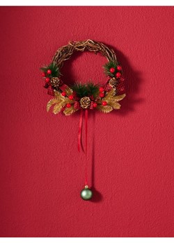 Sinsay - Świąteczny wieniec dekoracyjny - czerwony ze sklepu Sinsay w kategorii Dom - zdjęcie 186277621