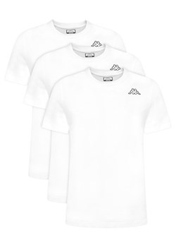 Kappa Komplet 3 t-shirtów Logo Sylvo 322562W Biały Regular Fit ze sklepu MODIVO w kategorii T-shirty męskie - zdjęcie 186277843