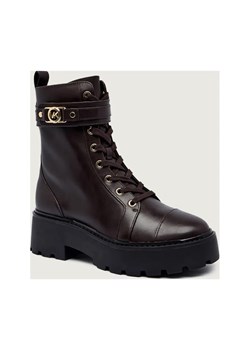 Michael Kors Skórzane botki na platformie MANDY - id: MK255W000057B75 - marki Michael Kors - 186280011 Michael Kors Skórzane botki na platformie MANDY ze sklepu Gomez Fashion Store w kategorii Botki - zdjęcie 186280011