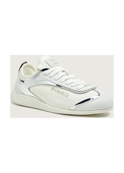 Pinko Sneakersy REBY 08 | z dodatkiem skóry - id: PI255W000111006 - marki Pinko - 186280050 Pinko Sneakersy REBY 08 | z dodatkiem skóry ze sklepu Gomez Fashion Store w kategorii Buty sportowe damskie - zdjęcie 186280050