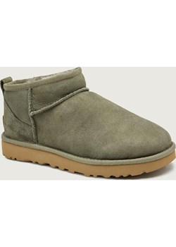 UGG Skórzane śniegowce CLASSIC ULTRA MINI | z dodatkiem wełny ze sklepu Gomez Fashion Store w kategorii Śniegowce damskie - zdjęcie 186280080