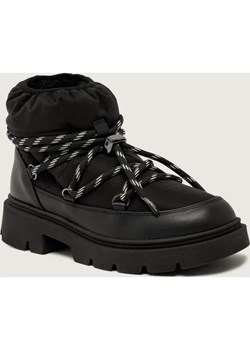 INUIKII Śniegowce BIKER PUFFER | z dodatkiem skóry ze sklepu Gomez Fashion Store w kategorii Śniegowce damskie - zdjęcie 186280084