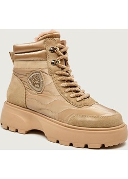 BLAUER Ocieplane trapery BLANCA03 | zamsz ze sklepu Gomez Fashion Store w kategorii Śniegowce damskie - zdjęcie 186280091