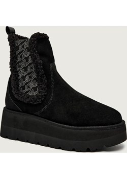 Karl Lagerfeld Śniegowce SKYLAR | shearling | zamsz ze sklepu Gomez Fashion Store w kategorii Śniegowce damskie - zdjęcie 186280103