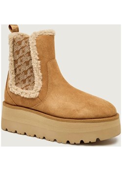 Karl Lagerfeld Śniegowce SKYLAR | shearling | zamsz ze sklepu Gomez Fashion Store w kategorii Śniegowce damskie - zdjęcie 186280104