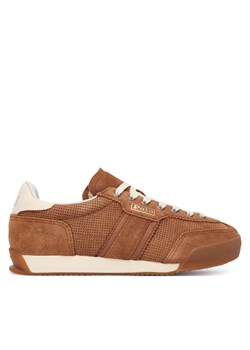 Sneakersy Polo Ralph Lauren Hester Trainer 804P01365002 Brązowy ze sklepu eobuwie.pl w kategorii Buty sportowe damskie - zdjęcie 186283330