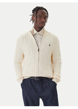 Polo Ralph Lauren Sweter 710899975005 Écru Regular Fit ze sklepu MODIVO w kategorii Swetry męskie - zdjęcie 186283774