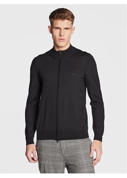 Boss Kardigan Balonso-L 50476347 Czarny Regular Fit ze sklepu MODIVO w kategorii Swetry męskie - zdjęcie 186283861