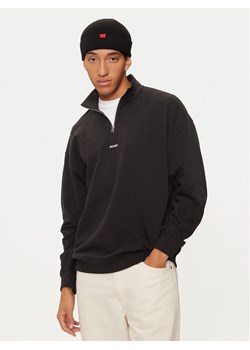 Hugo Bluza Durty244 50525881 Czarny Regular Fit ze sklepu MODIVO w kategorii Bluzy męskie - zdjęcie 186283873