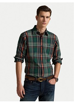 Polo Ralph Lauren Koszula 710P00524002 Zielony Custom Fit ze sklepu MODIVO w kategorii Koszule męskie - zdjęcie 186283910