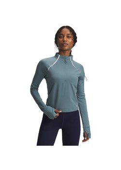 Damska bluza do biegania bez kaptura Under Armour UA Velociti Pro CW Half Zip - niebieska ze sklepu Sportstylestory.com w kategorii Bluzy damskie - zdjęcie 186288534