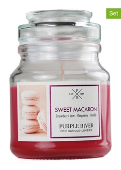 Purple River Świece zapachowe (2 szt.) &quot;Sweet Macaron&quot; - 2 x 113 g ze sklepu Limango Polska w kategorii Świece i dyfuzory - zdjęcie 186288822