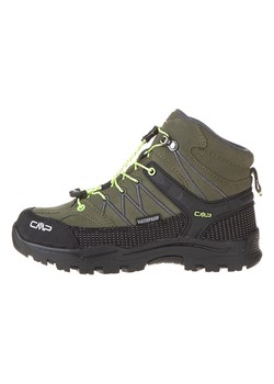 CMP Skórzane botki trekkingowe &quot;Rigel Mid&quot; w kolorze czarno-oliwkowym ze sklepu Limango Polska w kategorii Buty trekkingowe dziecięce - zdjęcie 186288900