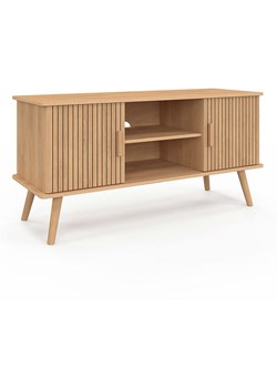 IDOMYA Factory Szafka RTV "Faustine" w kolorze jasnobrązowym - 110 x 54 x 40 cm ze sklepu Limango Polska w kategorii Meble - zdjęcie 186289114