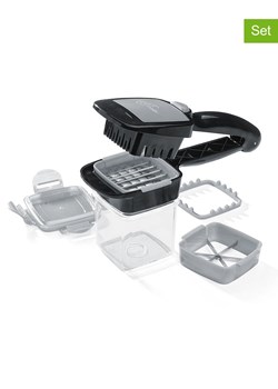 Genius 7-częściowy zestaw &quot;Nicer Dicer Quick&quot; w kolorze szaro-czarnym ze sklepu Limango Polska w kategorii Akcesoria kuchenne - zdjęcie 186289333