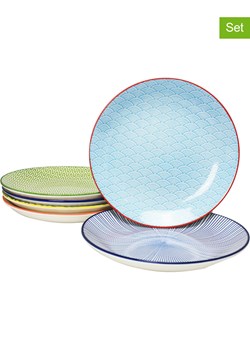 Ard'time Talerzyki deserowe (6 szt.) "Sabae" ze wzorem - Ø 20 cm ze sklepu Limango Polska w kategorii Naczynia - zdjęcie 186290214