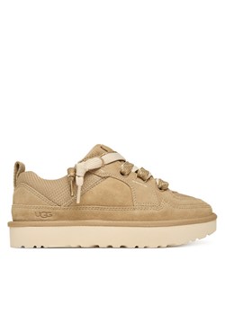 Sneakersy Ugg W Lo Lowmel 1168890 Beżowy ze sklepu eobuwie.pl w kategorii Buty sportowe damskie - zdjęcie 186290261