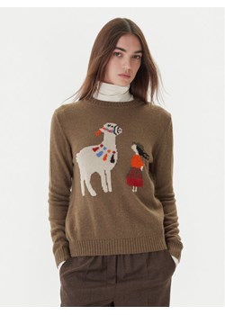 Weekend Max Mara Sweter Nitra 2525366292 Brązowy Regular Fit ze sklepu MODIVO w kategorii Swetry damskie - zdjęcie 186290910