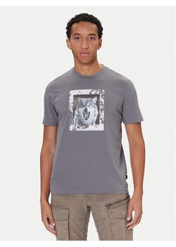BOSS T-Shirt Lupo 50554615 Szary Regular Fit ze sklepu MODIVO w kategorii T-shirty męskie - zdjęcie 186290933