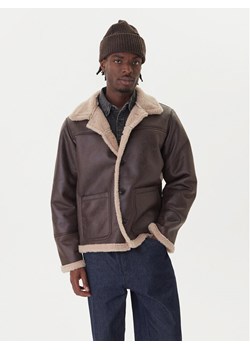 Jack & Jones Kurtka z imitacji skóry Cambridge 12282946 Brązowy Regular Fit ze sklepu MODIVO w kategorii Kurtki męskie - zdjęcie 186291000