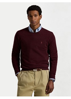 Polo Ralph Lauren Sweter 710974148008 Bordowy Regular Fit ze sklepu MODIVO w kategorii Swetry męskie - zdjęcie 186291044
