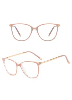 Okulary damskie kocie oczy zerówki do komputera BLUE LIGHT 25149D ze sklepu Stylion w kategorii Okulary zerówki damskie - zdjęcie 186293151