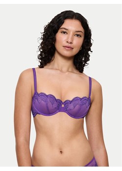 Triumph Biustonosz balkonetka Comfort Glam 10224928 Fioletowy ze sklepu MODIVO w kategorii Biustonosze - zdjęcie 186294724