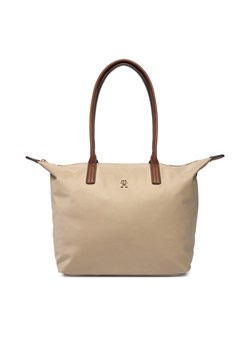 Tommy Hilfiger Torebka Popette Tote AW0AW17711 Brązowy ze sklepu MODIVO w kategorii Torby Shopper bag - zdjęcie 186294730