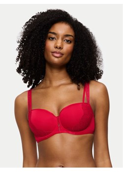 Triumph Biustonosz z fiszbiną Palina Moonlight Kiss 10224803 Czerwony ze sklepu MODIVO w kategorii Biustonosze - zdjęcie 186294753
