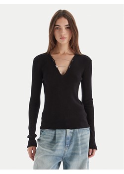 Patrizia Pepe Sweter 2K0331/K7S0-K103 Czarny Regular Fit ze sklepu MODIVO w kategorii Swetry damskie - zdjęcie 186294783