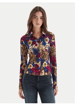 Just Cavalli Koszula 79PAL228 JS531 Kolorowy Slim Fit ze sklepu MODIVO w kategorii Koszule damskie - zdjęcie 186294830
