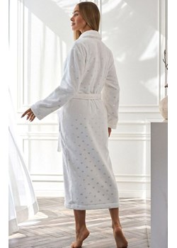 Długi szlafrok damski w serca biały 2552 Cora, Kolor biały, Rozmiar M, L&L - id: 218598 - marki L&L - 186295641 Długi szlafrok damski w serca biały 2552 Cora, Kolor biały, Rozmiar M, L&L ze sklepu Primodo w kategorii Szlafroki damskie - zdjęcie 186295641